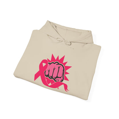 Breast Cancer Warrior Punch Adult Heavy Blend™ Hoodie