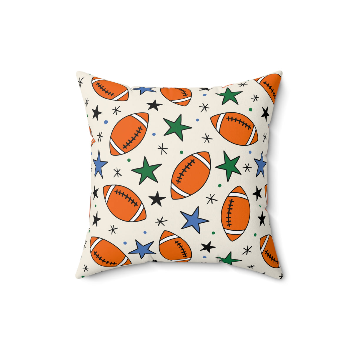 Touchdown Stars Throw Pillow