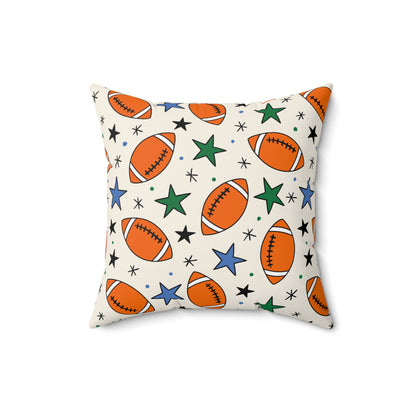 Touchdown Stars Throw Pillow