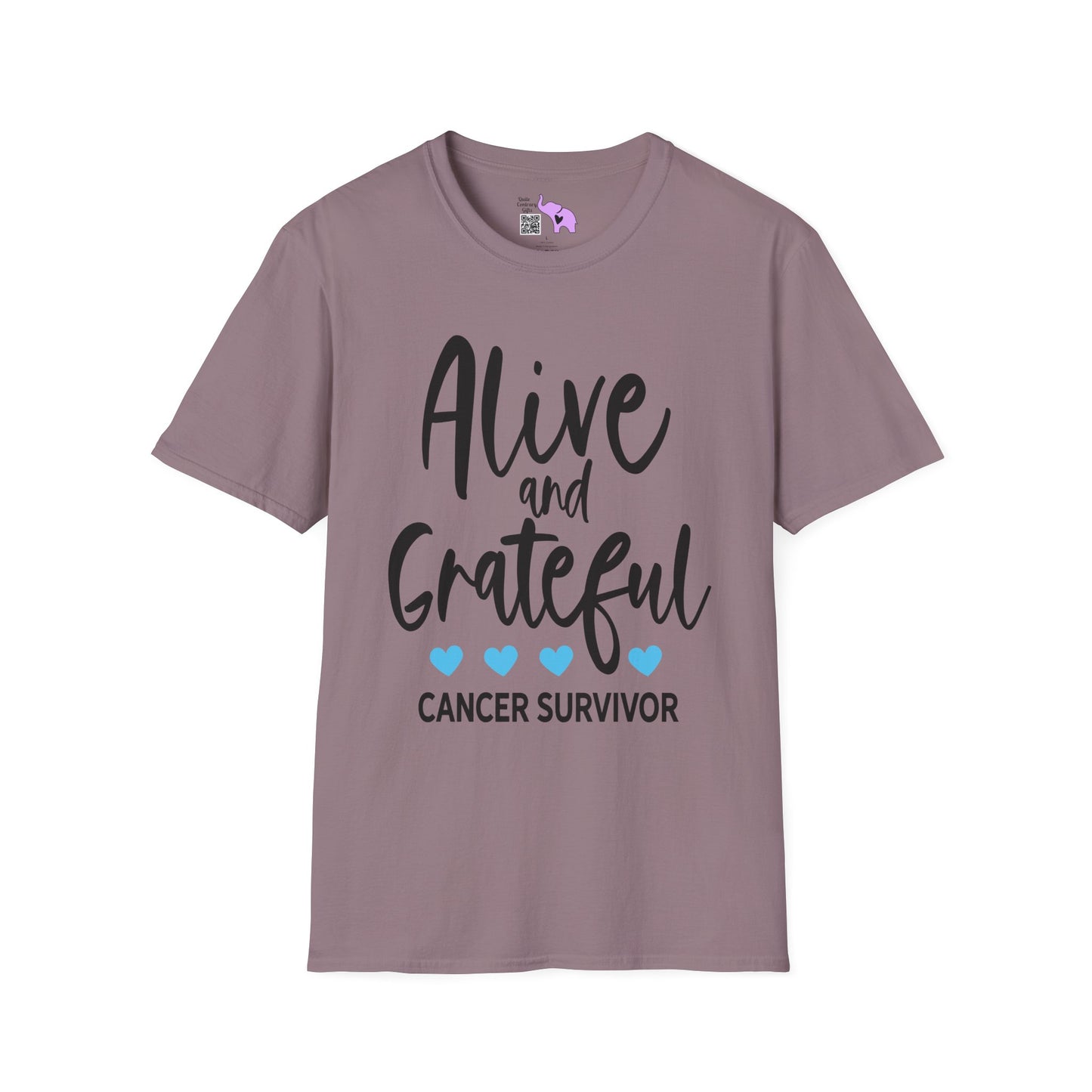 Alive & Grateful Cancer Survivor Adult T-shirt