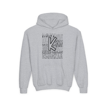 Kwanzaa Wordcloud Youth Hoodie