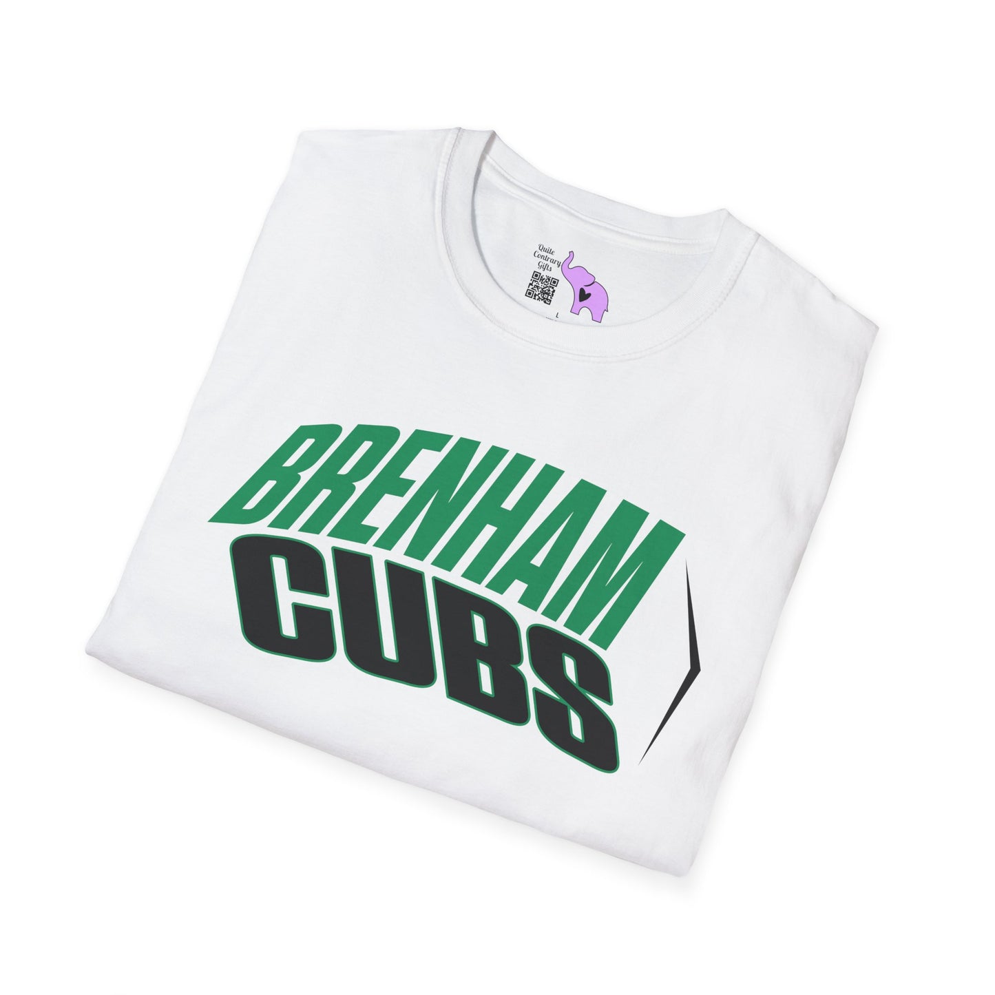 Brenham Cubs (Angled) Adult T-shirt