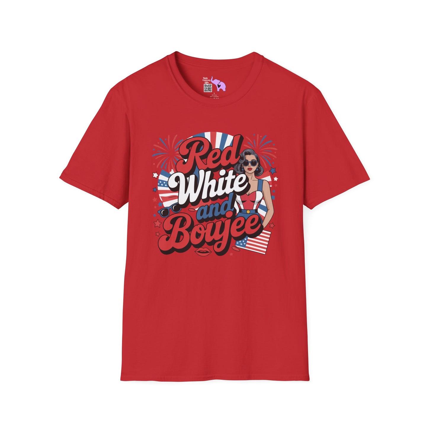 Red, White, and Boujee Adult T-shirt
