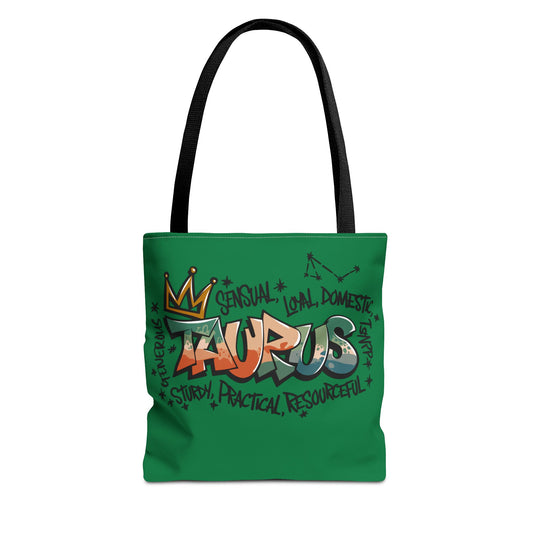 Taurus Street Art Canvas Tote Bag