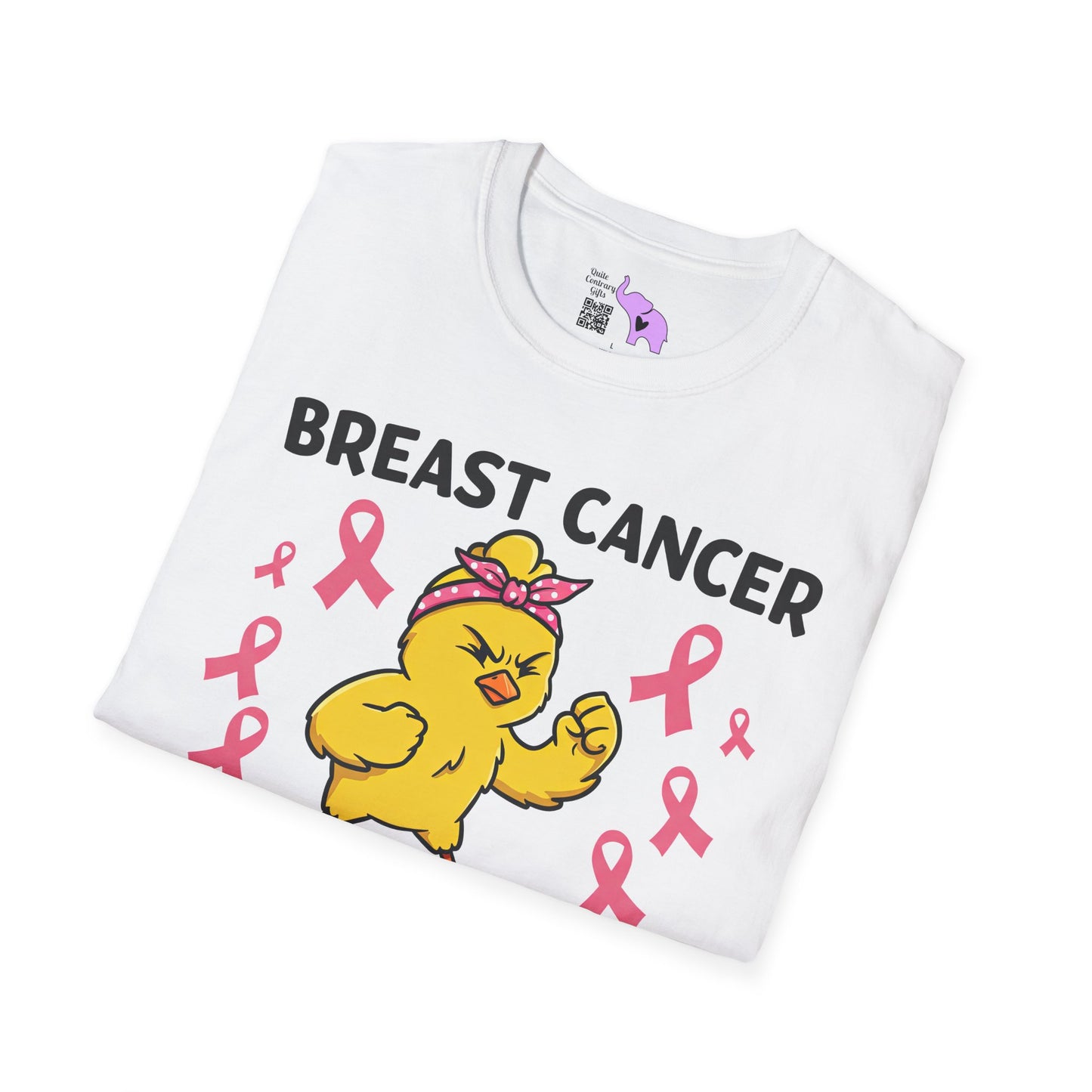 Breast Cancer Messed With The Wrong Chick Adult Unisex Tshirt