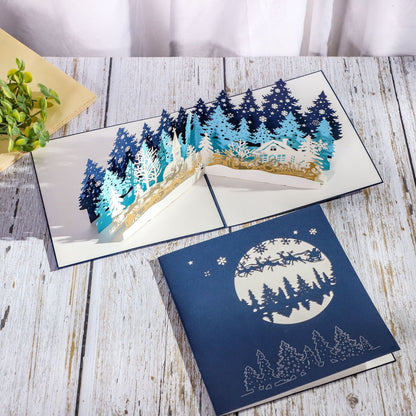 Winter Forest Pop-Up Card