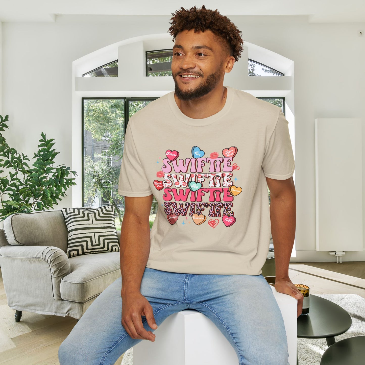 Swiftie Hearts Adult Unisex Tshirt