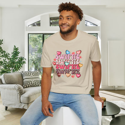 Swiftie Hearts Adult Unisex Tshirt