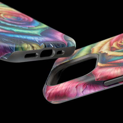 Colorful Rose MagSafe® Compatible Tough Case for iPhone
