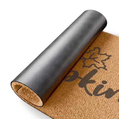 Hi Pumpkin Coconut Fiber Doormat