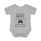 I Am Proof Daddy Doesn't Play Video Games All The Time Infant Baby Rib Bodysuit