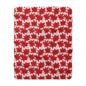 Christmas Blossom Sketch Fleece Blanket