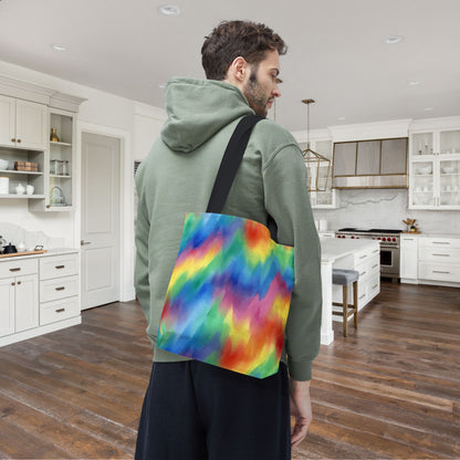 Colorwaves Canvas Tote Bag
