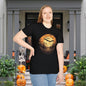 Creepy Bats Over Moon 1 Adult T-shirt