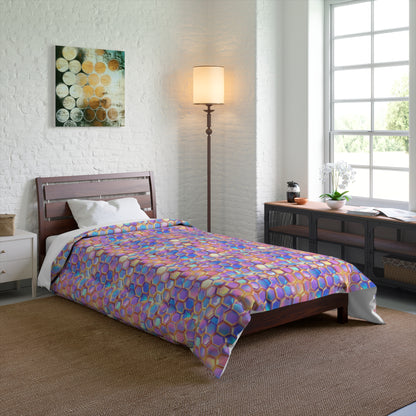 Aurora Hexagons Comforter