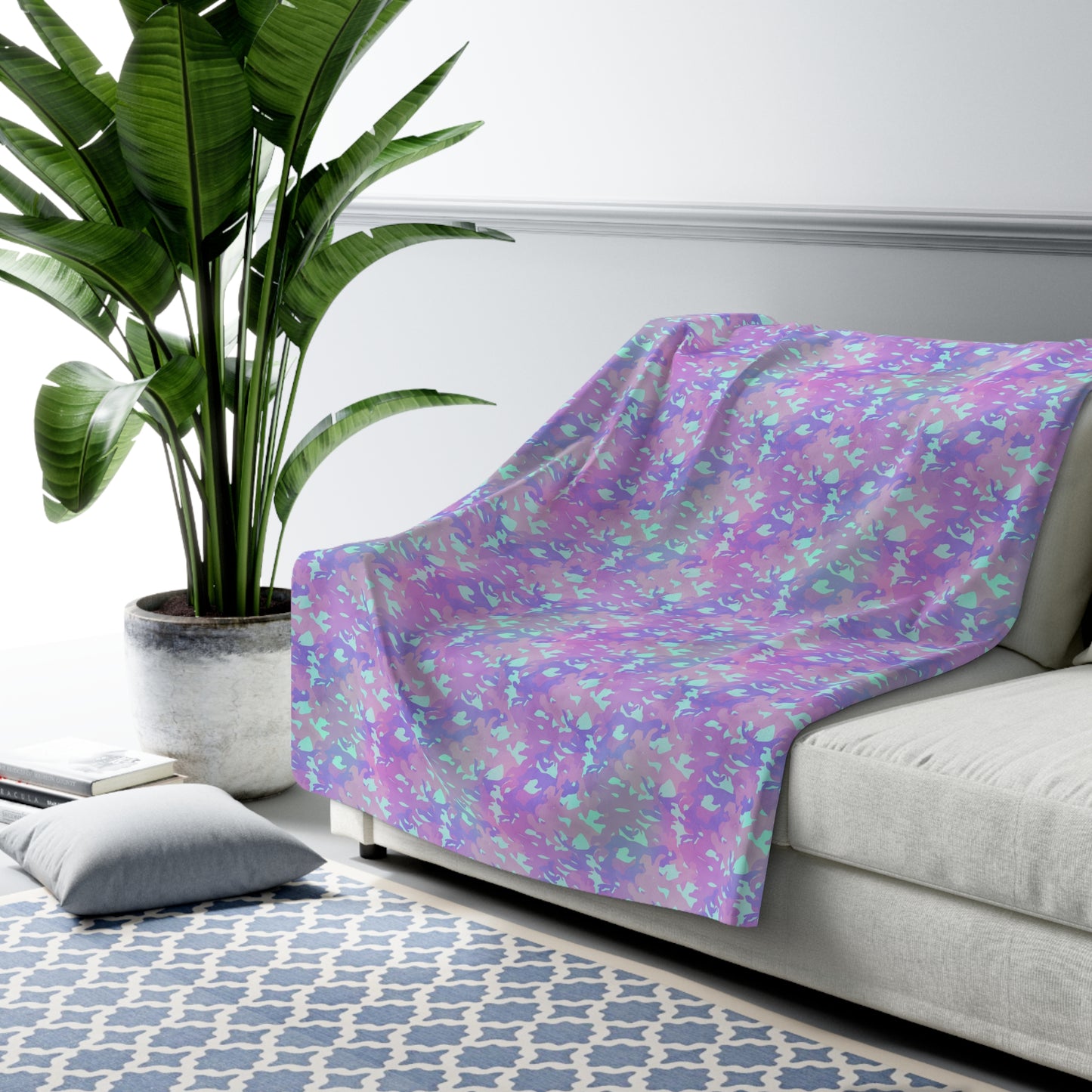 Lavender Mist Camo Basic Bedding Set