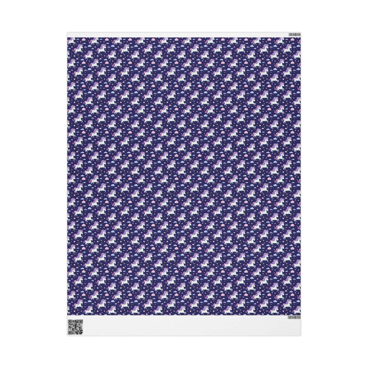 Starlight Unicorn Parade Wrapping Paper