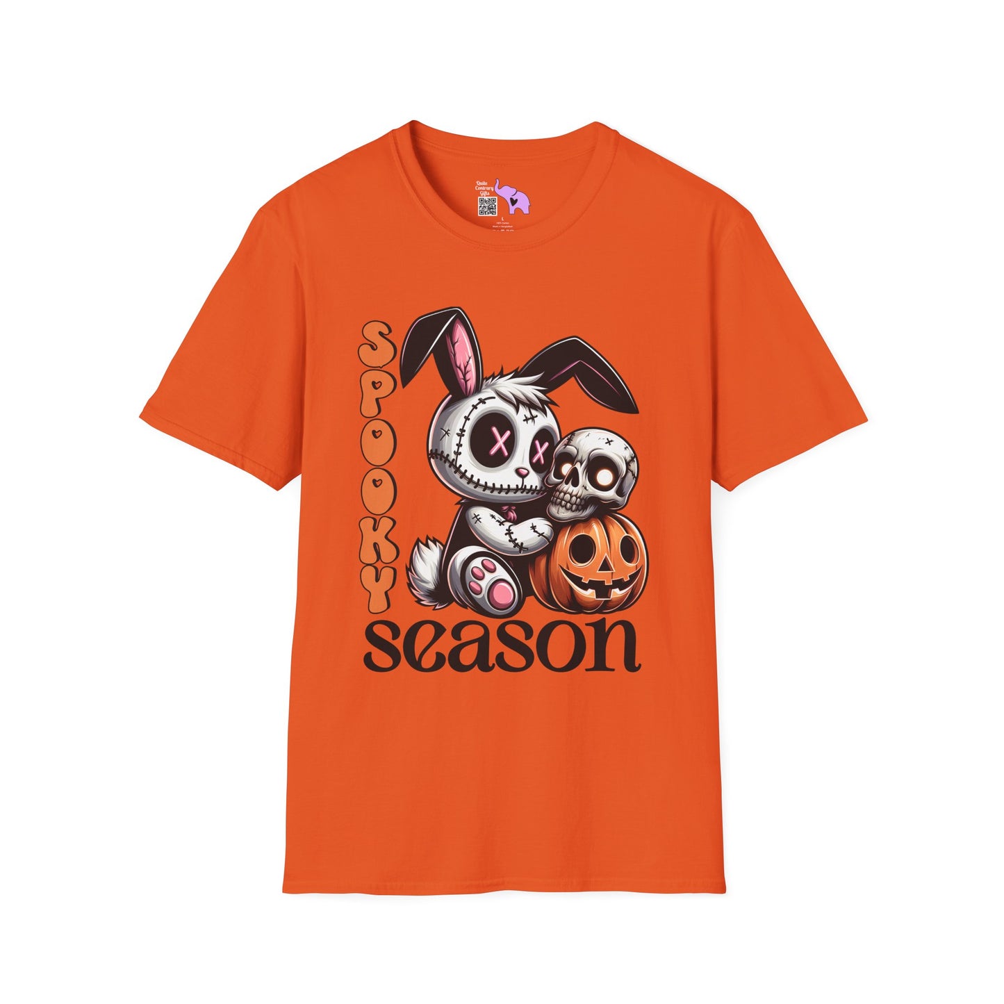 Spooky Season (Voodoo Bunny/Pumpkin) Adult T-shirt