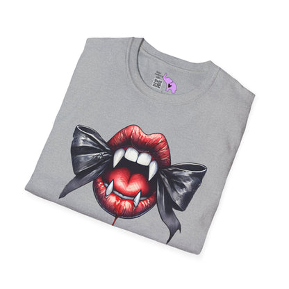 Vampire Mouth Adult T-shirt