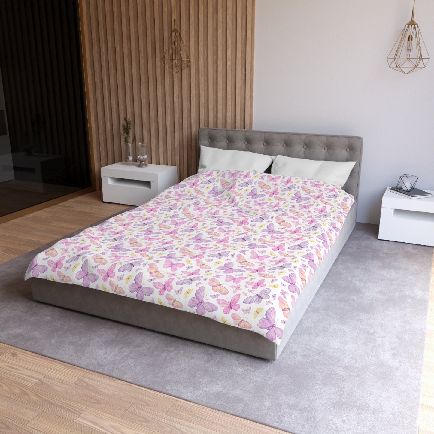 Pastel Butterfly Dreams Duvet Bedding Set