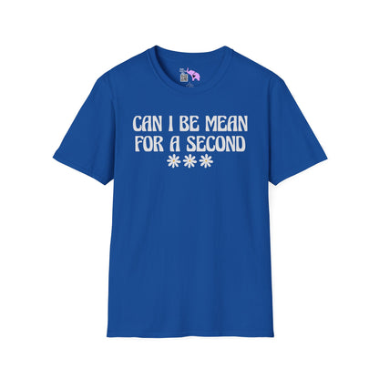 Can I Be Mean For A Second Adult T-shirt