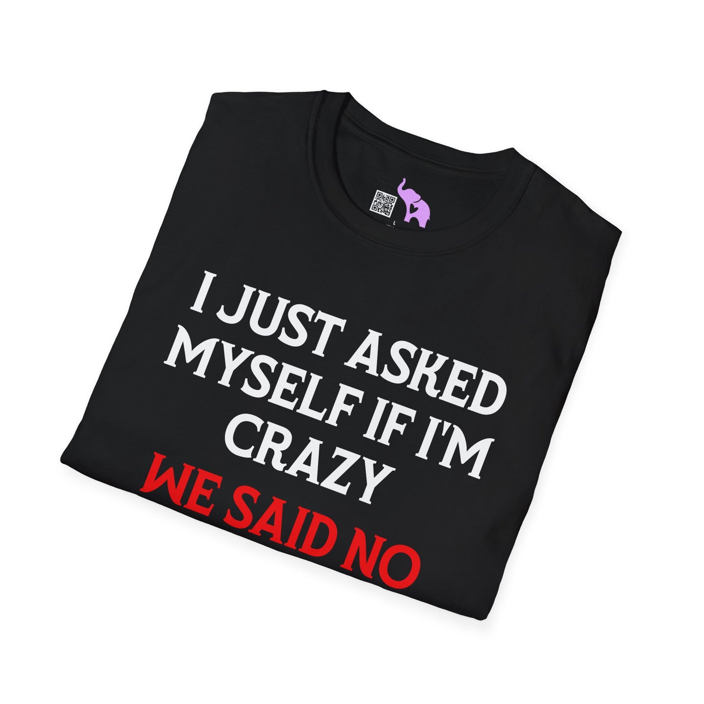 I Just Asked Myself If I'm Crazy We Said No Adult T-shirt