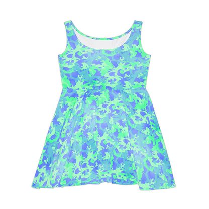 Glacier Grove Camo Women's Skater Dress