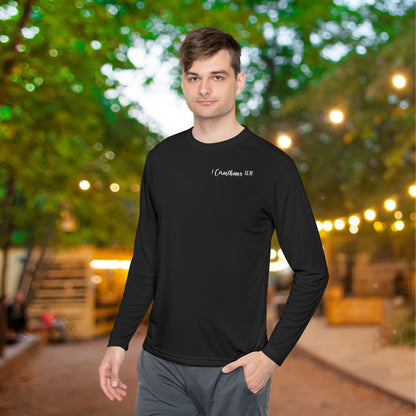 ""Try Jesus Not Me 1 Corinthians 15:10 Adult Long Sleeve Tee