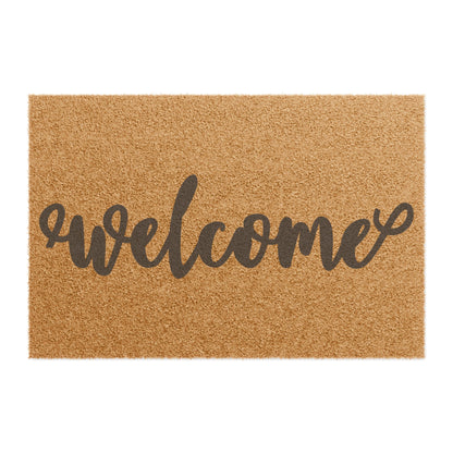 Welcome (Simple) Coconut Fiber Doormat