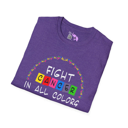 Fight Cancer in All Colors 11 Adult T-shirt