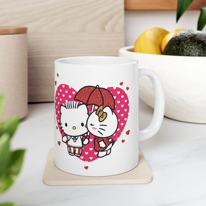 Hello Kitty Valentine Ceramic Mug, (11oz, 15oz)