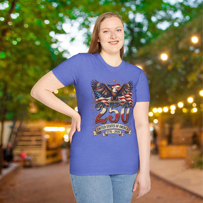 Bald Eagle 250 United States of America Adult T-shirt