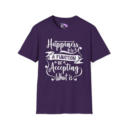 Happiness is a Function of Accepting What Is T-shirt