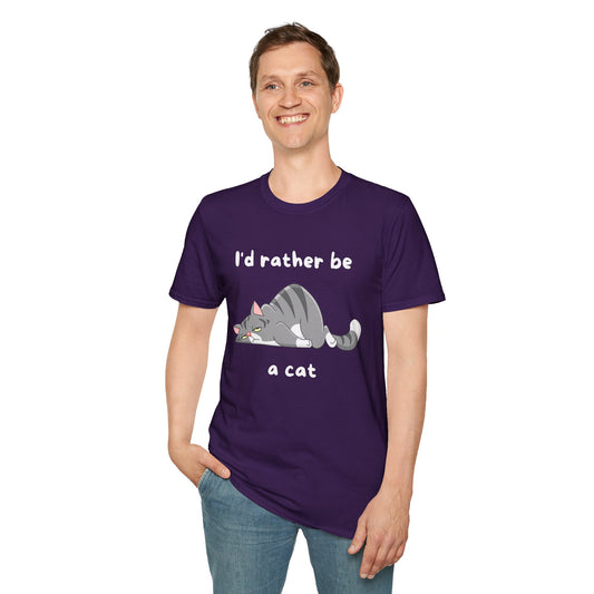 I'd Rather Be a Cat T-shirt