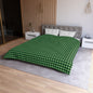 Diamond Bloom- Spruce & Sage Microfiber Duvet Cover