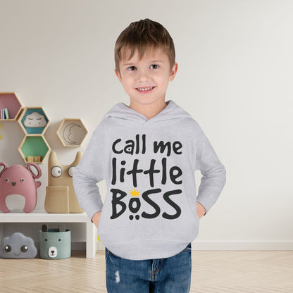 Call Me Little Boss Toddler Hoodie
