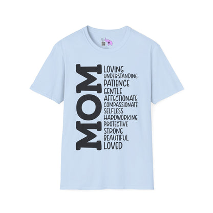 Mom Description Adult T-shirt
