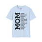Mom Description Adult T-shirt