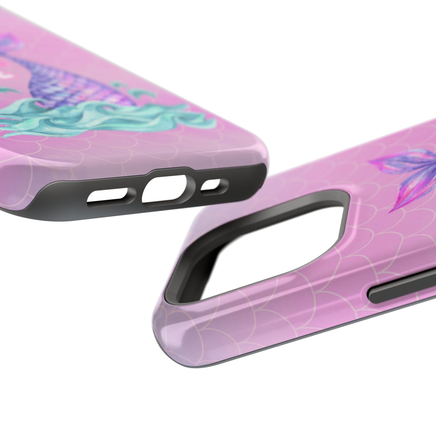 Pink Mermaid Life MagSafe® Compatible Tough Case for iPhone