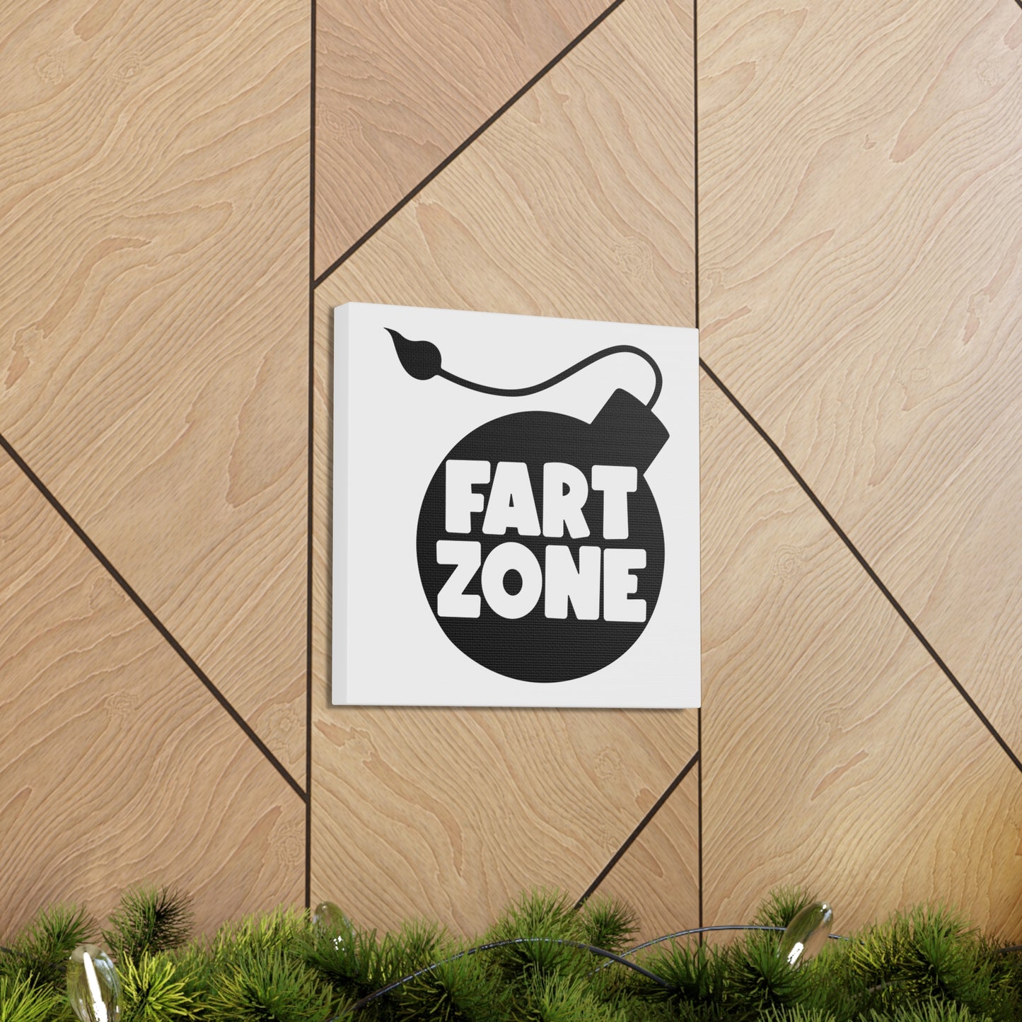 Fart Zone Canvas Square Wraps w/o Frame