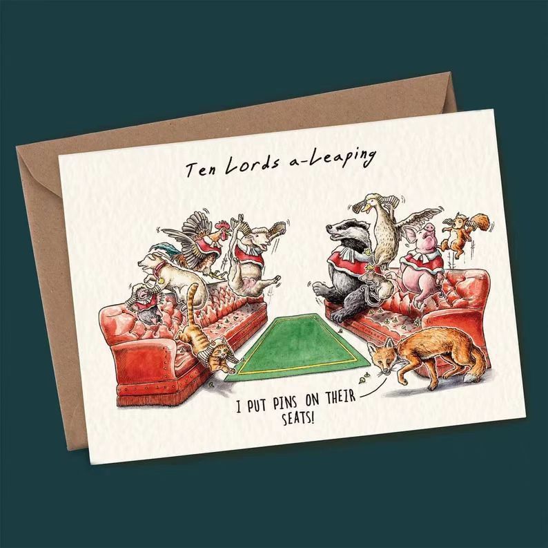 12 Days of Christmas Greeting Card Set