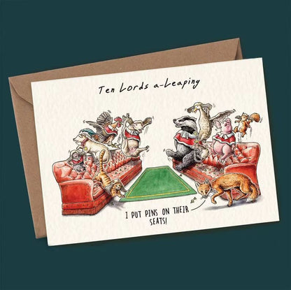 12 Days of Christmas Greeting Card Set