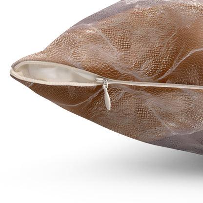 Dawnveil Sheer & Lace Throw Pillow