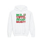 Nice Until Proven Naughty 2 Youth Hoodie