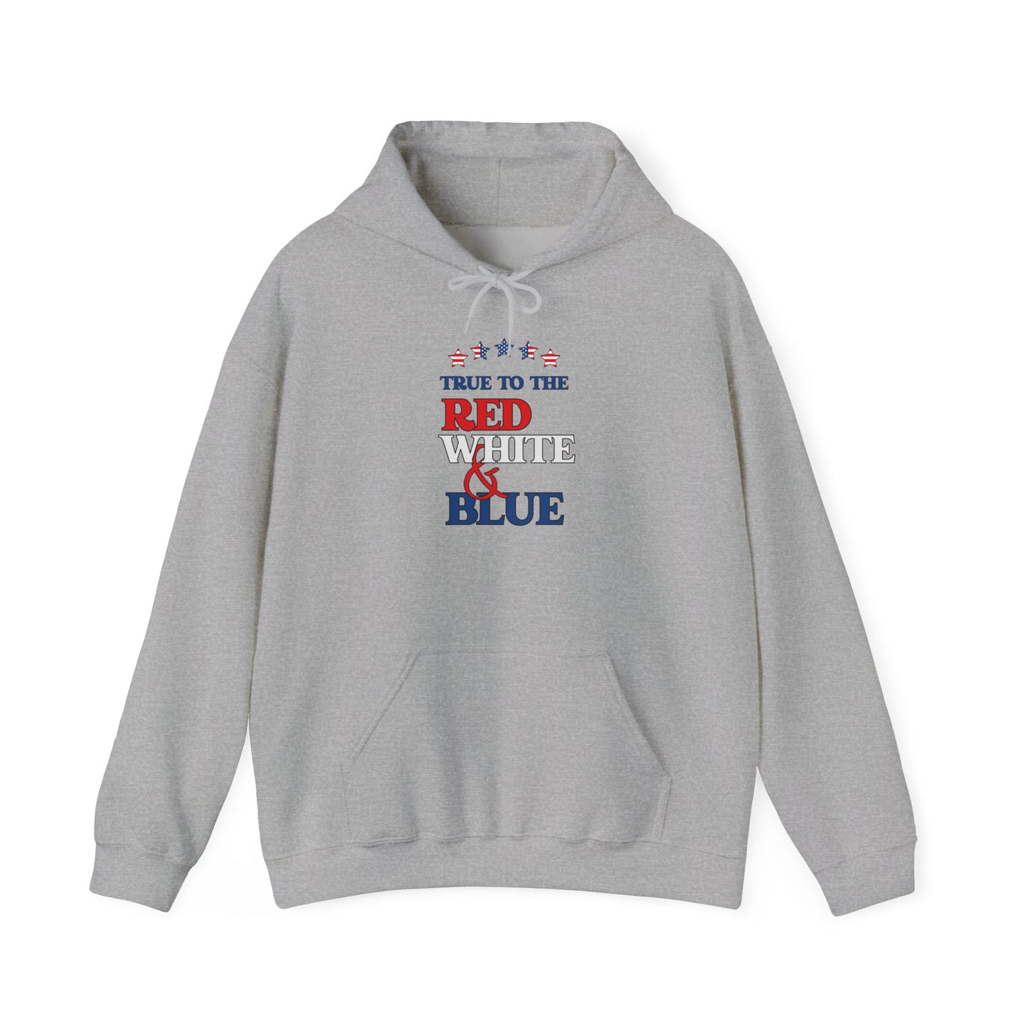 True to the Red White & Blue Heavy Blend™ Hooded Sweatshirt