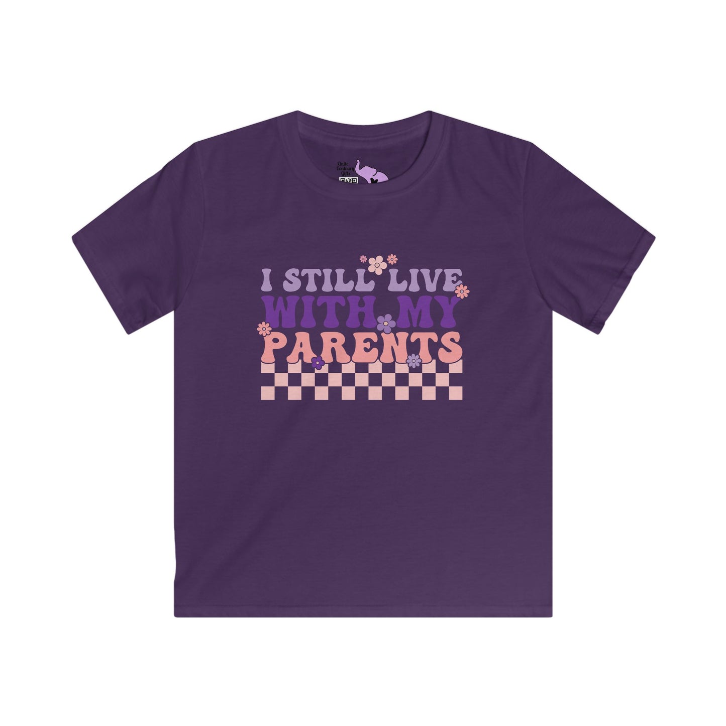 I Still Live With My Parents Youth Softstyle Tee