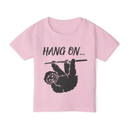 Hang On (Sloth) Heavy Cotton™ Toddler T-shirt
