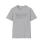 Exhausterwhelmulated Definition Adult T-shirt