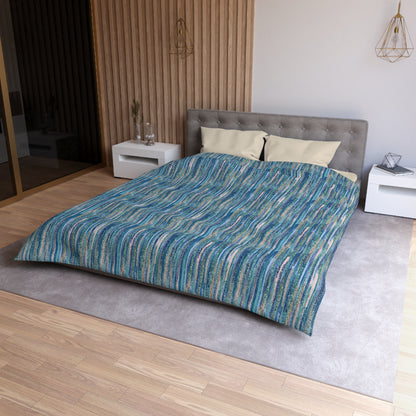 Ocean Drizzle Microfiber Duvet Cover