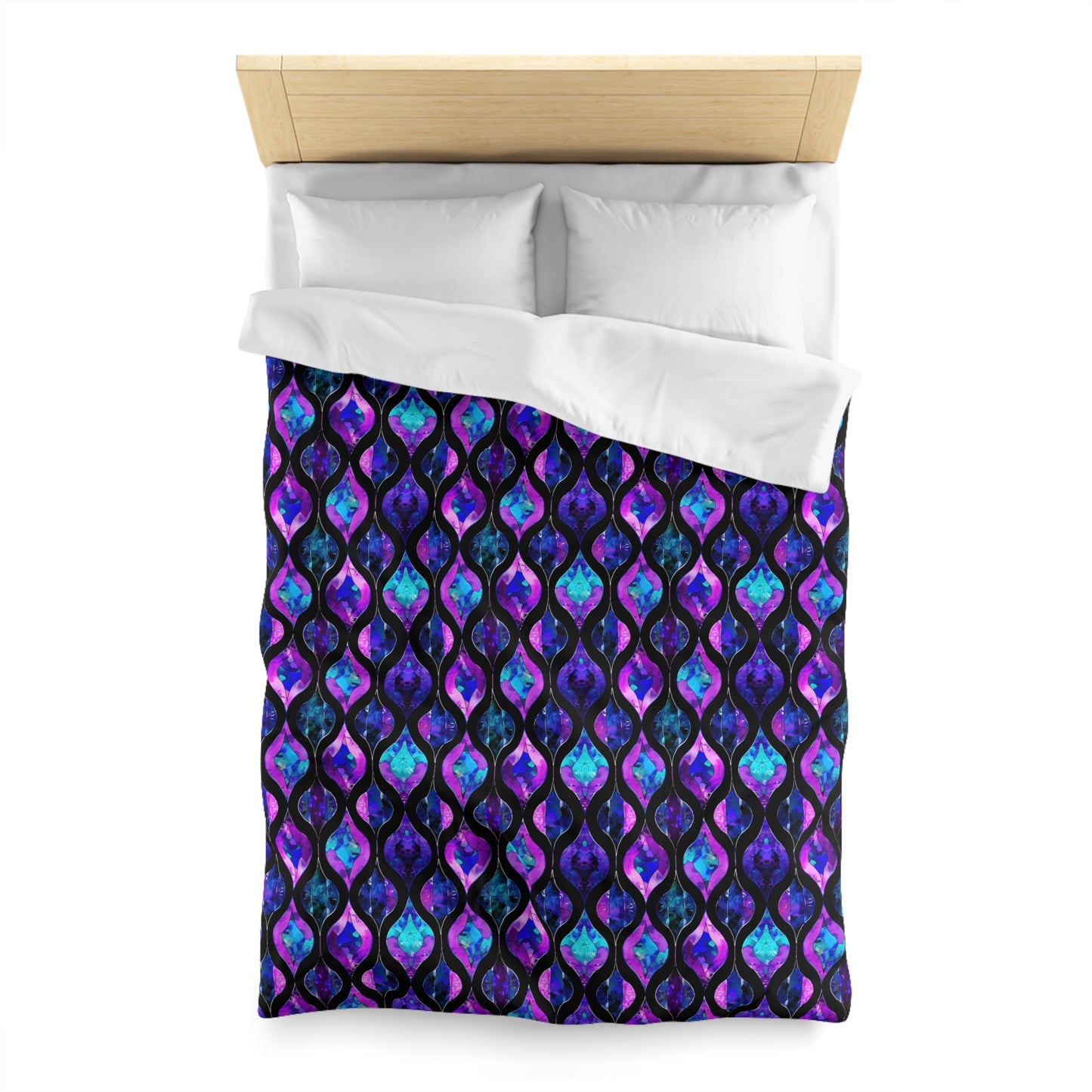 Midnight Cathedral Microfiber Duvet Cover